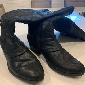 Womens Bare traps tall black boots, size 8